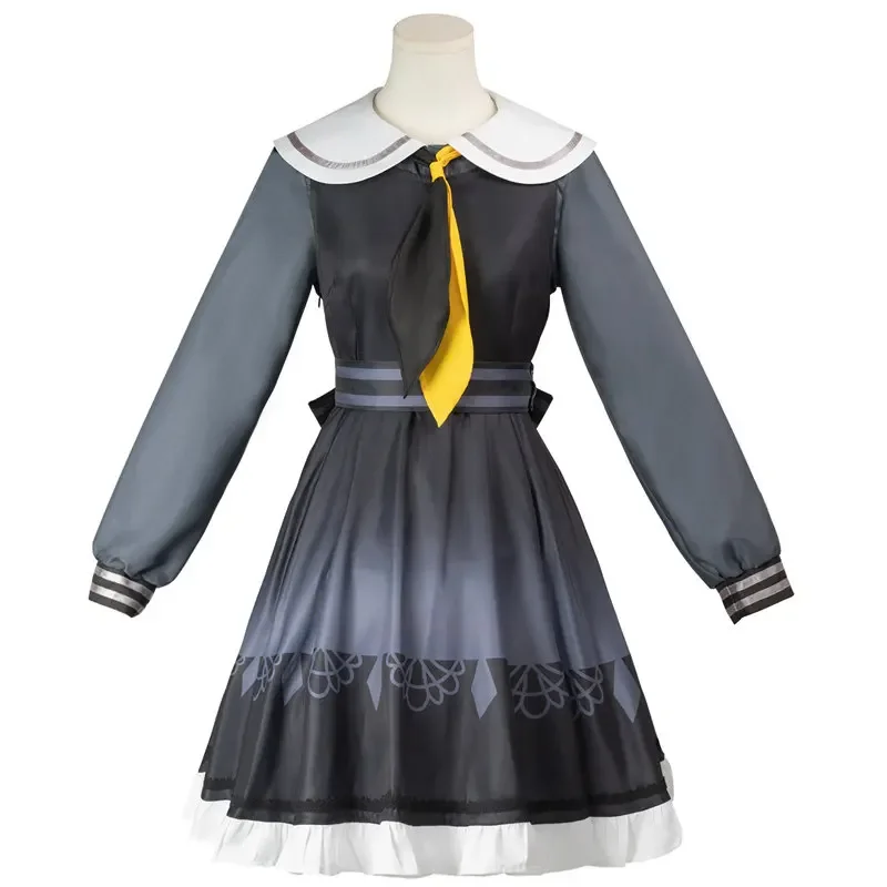 

2024 New Cossky Anmie Colorful Stage Shinonome Ena Cosplay costumes Adult Women Shirt Dress Halloween Carnival