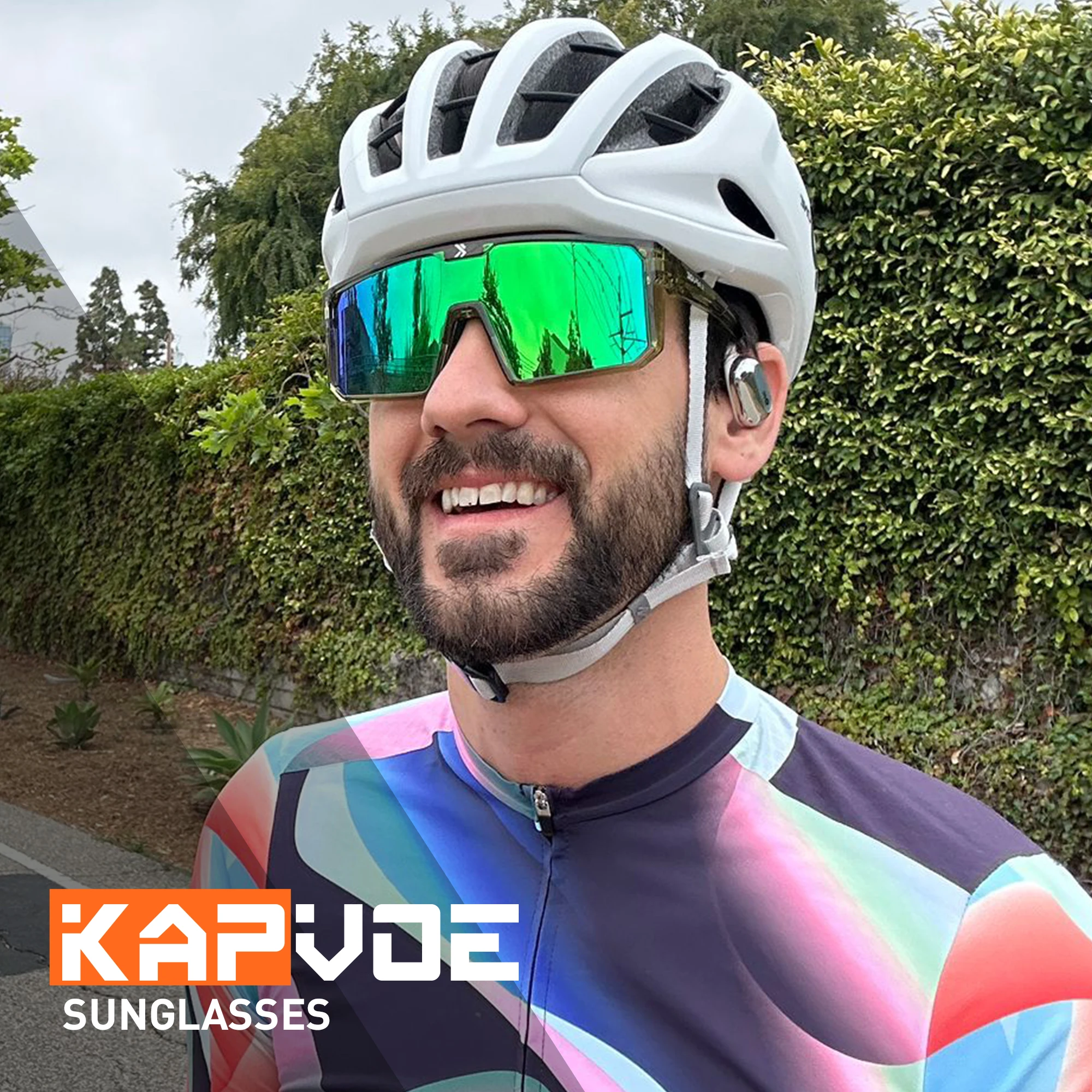 KAPVOE الاستقطاب الصيد النظارات الشمسية الجبلية دراجة الدراجات نظارات القيادة الدراجة نظارات النساء الرياضة في الهواء الطلق UV400 نظارات الغولف