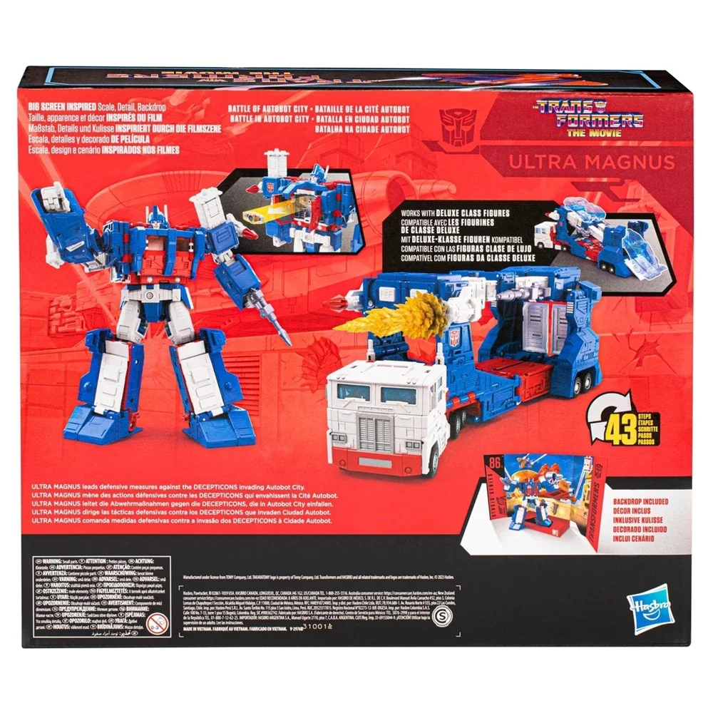 Hasbro Transformers Toys Studio Series The Movie Commander Ultra Magnus Model Doll Action Figure Gift SS86-21 In Stock