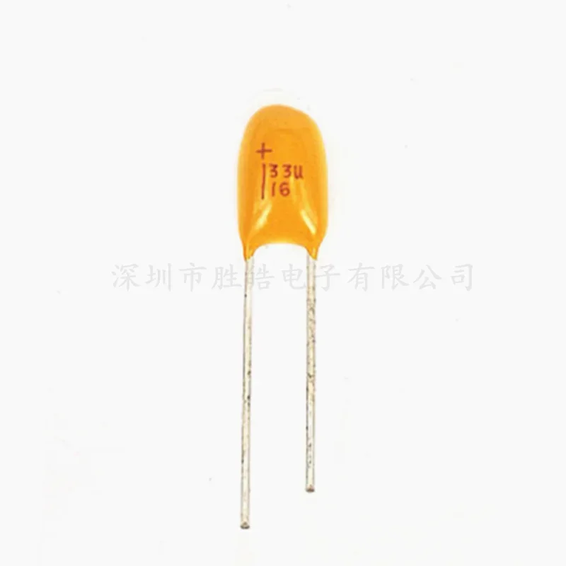 

10pcs 16V33uF 33uF 16V DIP Tantalum Capacitor High Quality