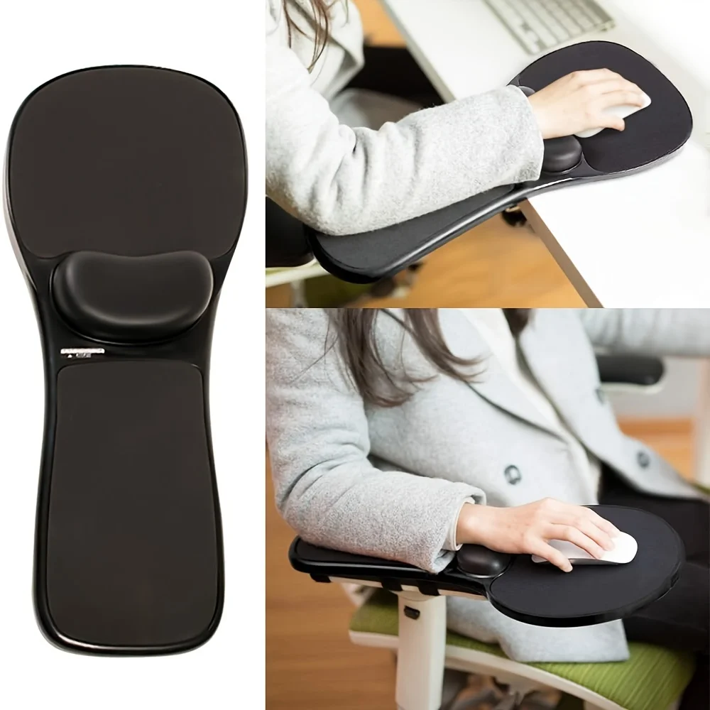 Mouse Pads - Wrist Rests for Desk and Chairs with Adjustable Armrest, Ergonomic Wrist Support, Gaming Covers, P