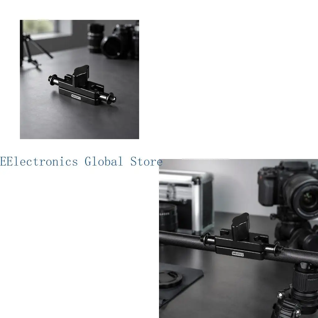 462B Articulating Camera Accessory Mount with Aluminum Body, Hand-Operated Locking Knob, 1/4inch Threaded Studs at Both Ends,