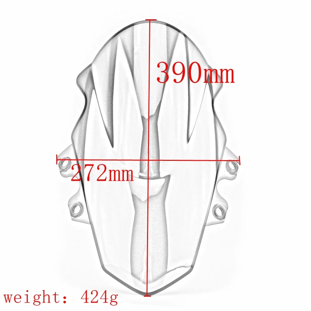 واقي رياح أمامي للدراجات النارية ، زجاج أمامي للزجاج الأمامي ، عاكس رياح هدية ، CFMOTO 250SR ، SR MY23 #3