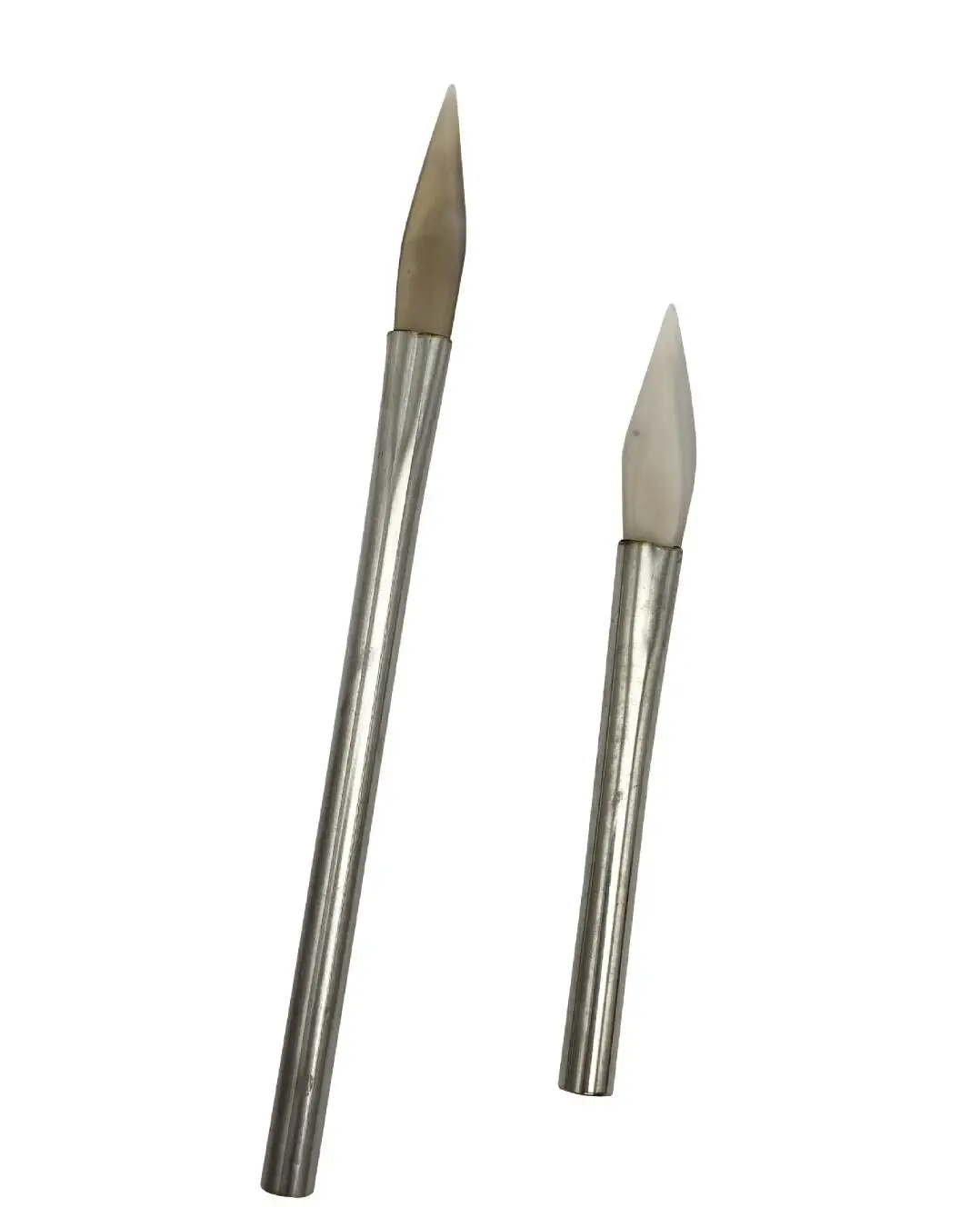 6pc Agate Burnisher Polishing Knife Edge Set With Bamboo Iron Handle Gold Silver Metal Polishing Jewelry Making Processing Tool