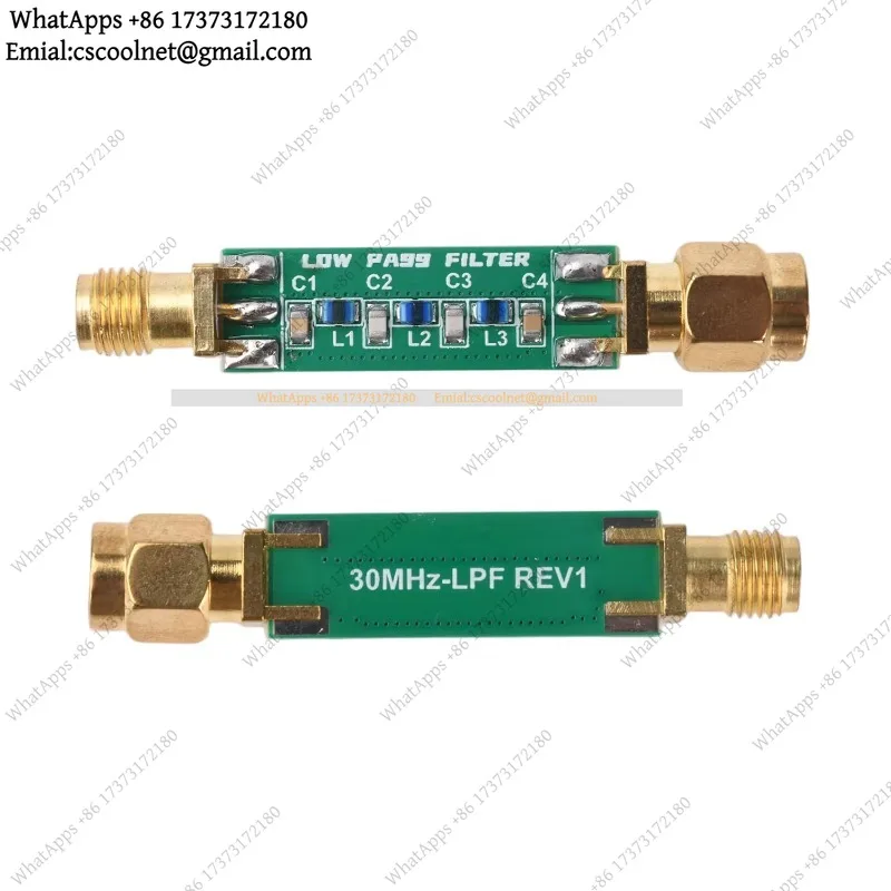JS03 30MHz low pass filter module HF interference suppression for radio communication shortwave broadcast industrial