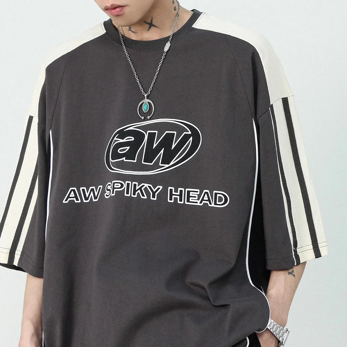 Y2K Korean Men Streetwear Letter Graphic Acubi Harajuku Egirl Short Sleeve T-Shirts Grunge Aesthetics Oversized Tops Alt Clothes