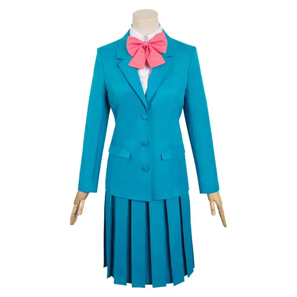 Anime Kimi Ni Todoke Kuronuma Sawako Cosplay Kostüm blaues Kleid Schuluniform Frau schönen Anzug Halloween Karneval Party Outfit