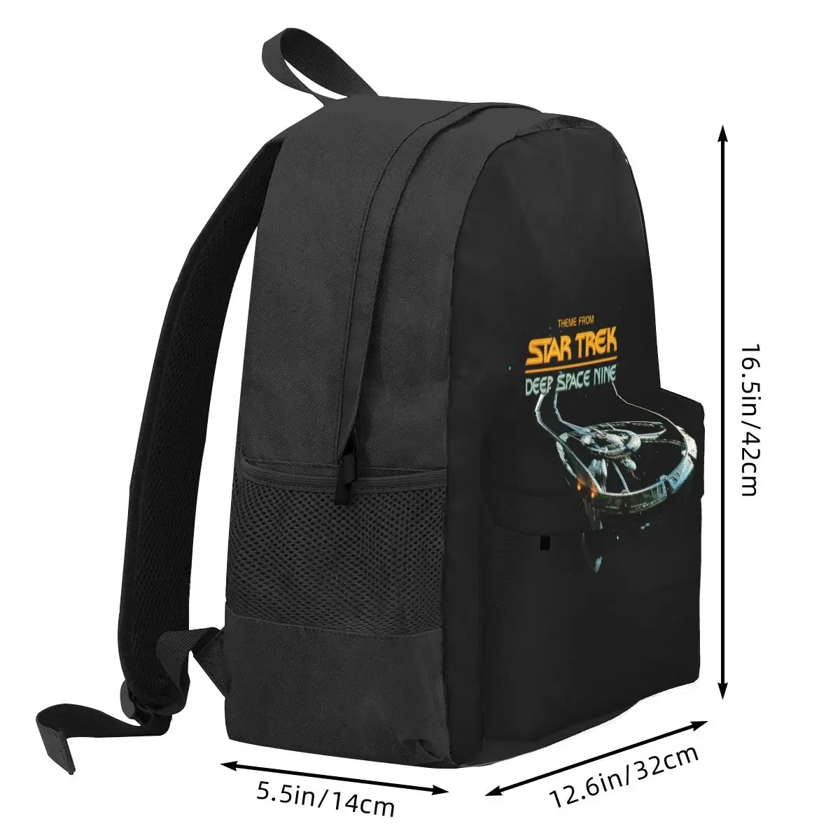 Stars Treks Deep Space Nine Space Station Backpack Student BookBag Kids School Bag Laptop Shoulder Bags for Boys Girls