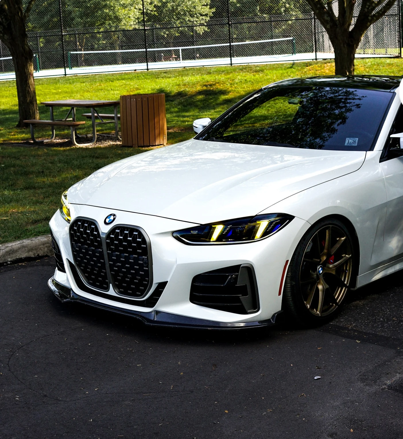 White-Yellow Cobra Snake Eyes Style LED Headlights for BMW G8X G80 M3 G82 M4 G22 G23 G26 4 Series I4 Headlights 2019-2025