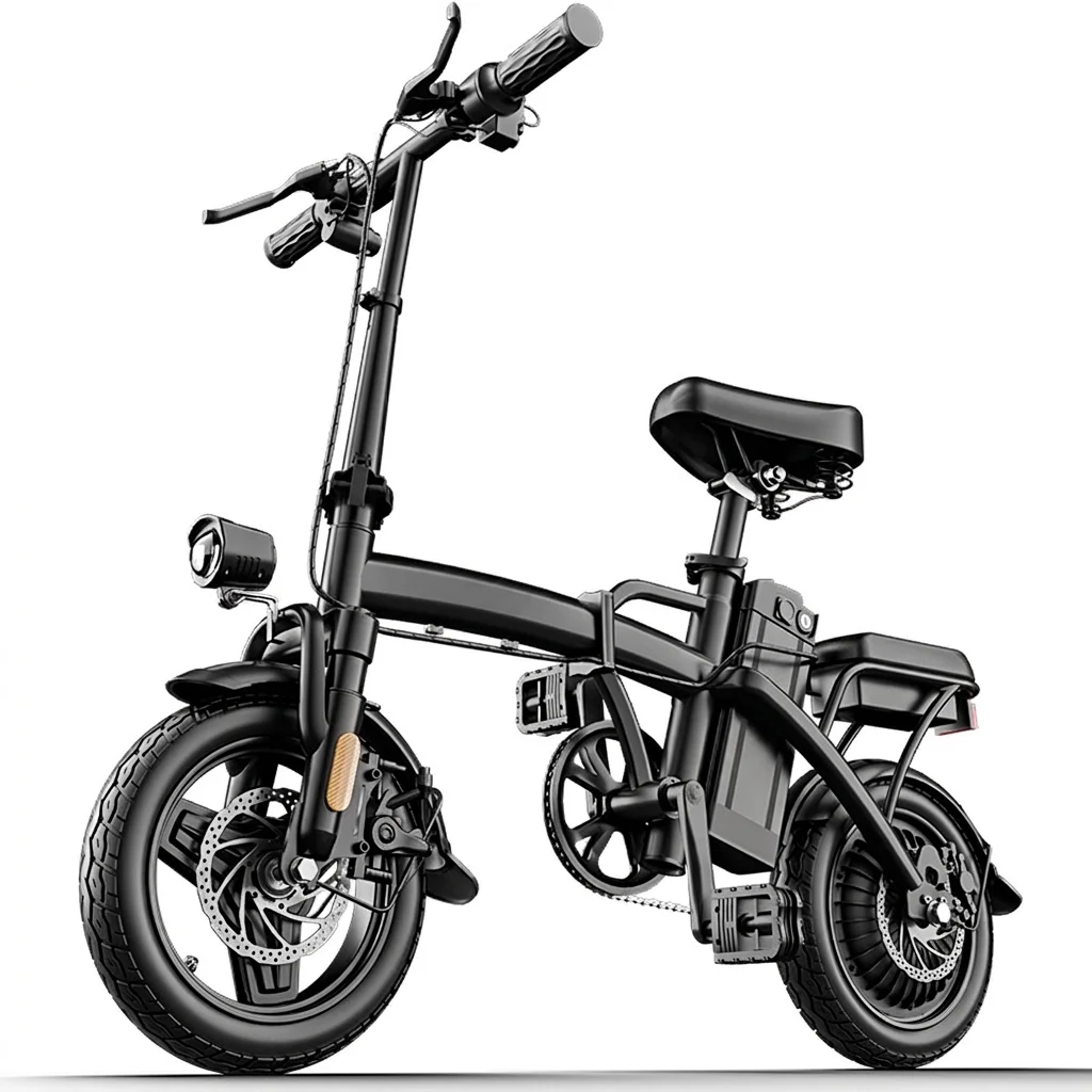 G11 14 Inch Folding Electric Bike 48V 500W 10Ah Battery Max 32km/h 3 Riding Modes Dual Disc Brake Adult Urban Commuter Foldable Ebike