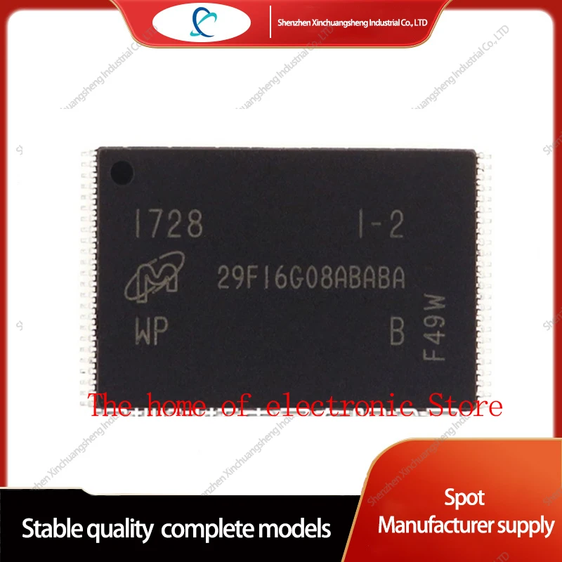 

2PCS MT29F16G08ABABAWP:B TSOP48 FLASH - NAND Memory IC 16Gbit Parallel