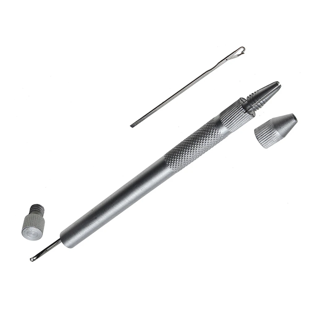 1PC Hook And Loop Hair Extension Needles Micro Ring Hair Extensions Threader Latch Hair Extension Tool