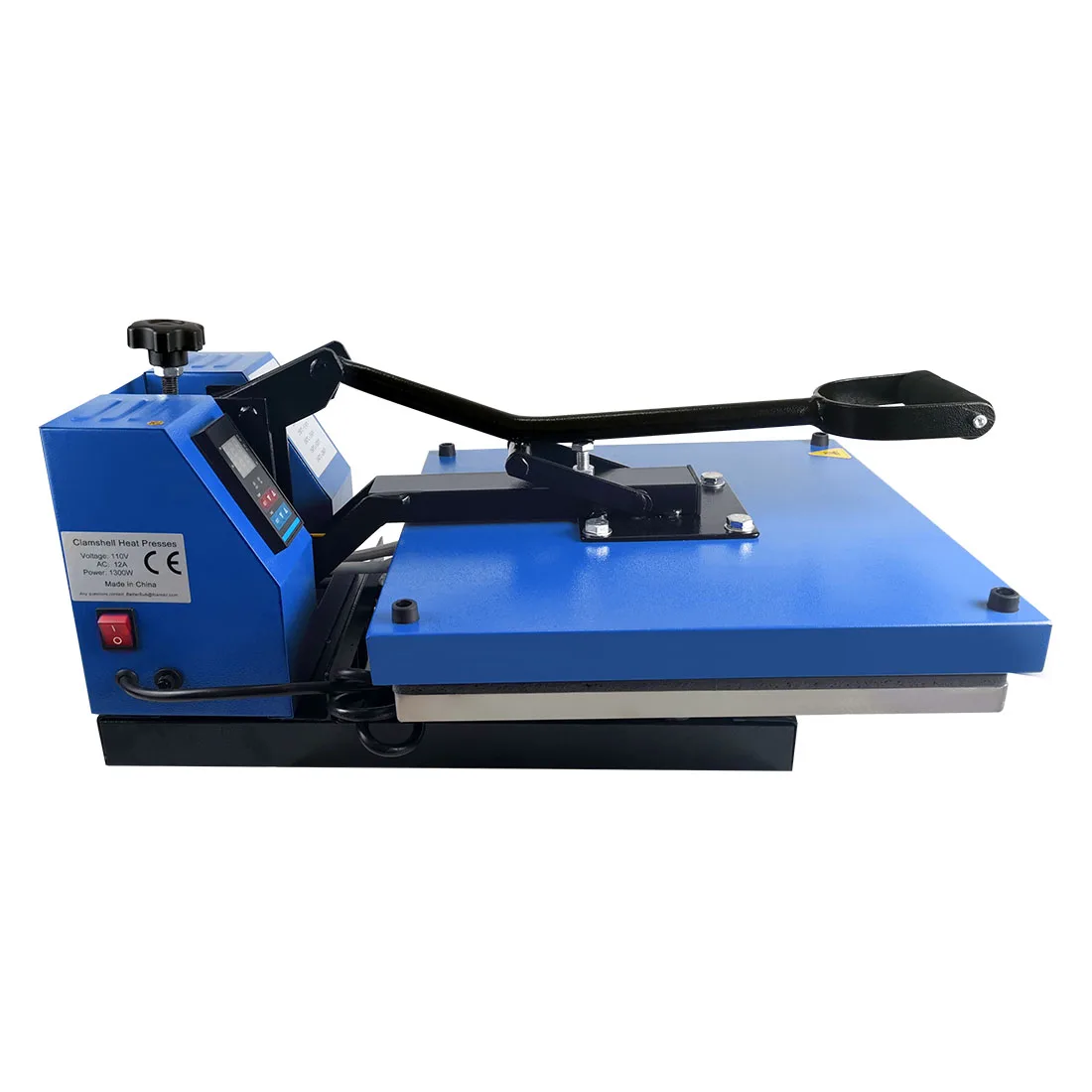 Xingyan Factory's New 38*38cm Plain Heat Press Machine Sublimation Printing Electric Manual Grade 110V/220V for T-Shirts Plates