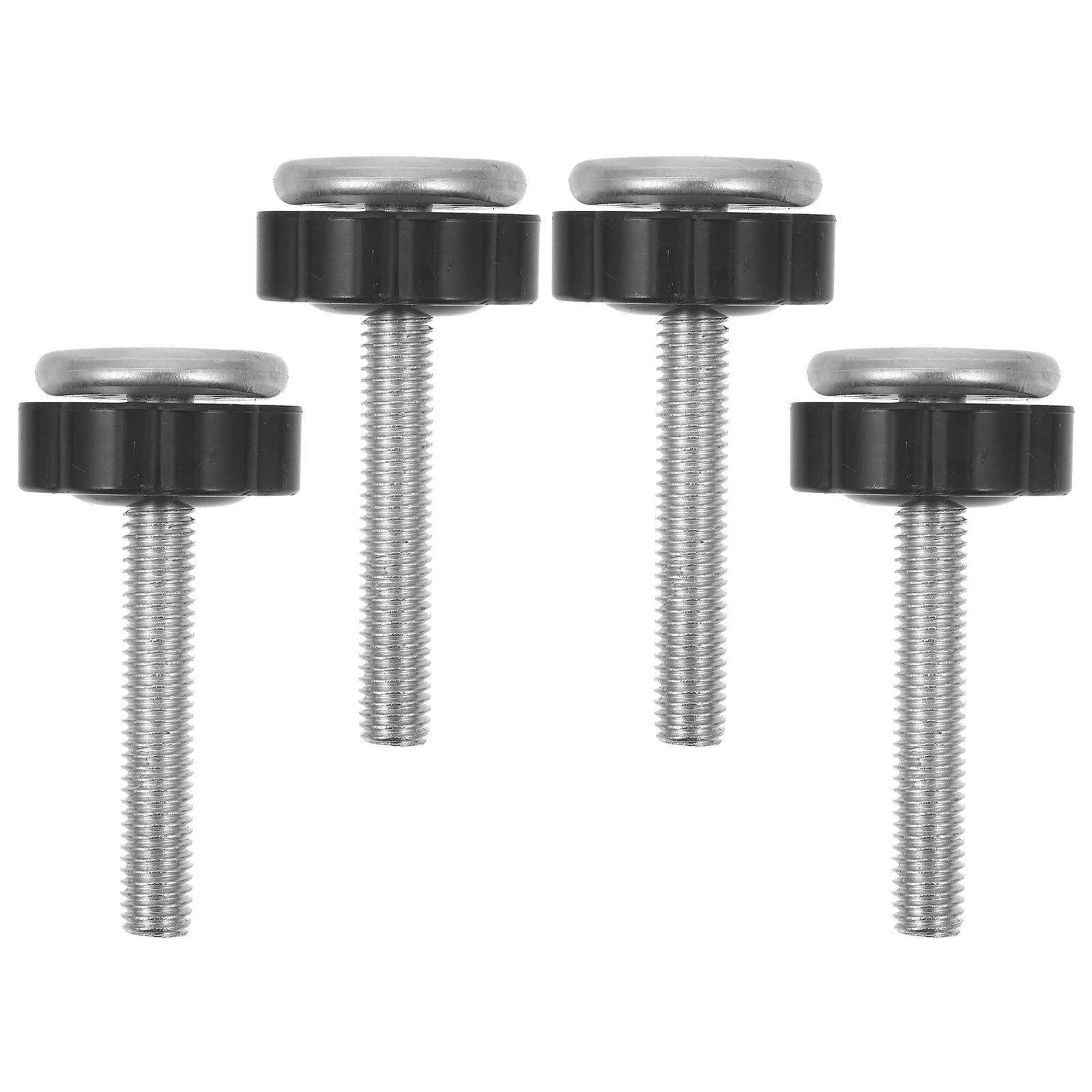 

4pcs Baby Gate Spindle Rods Black Hardware Extension Kit Child Safety Fence Pet Isolation Door Mounting Parts