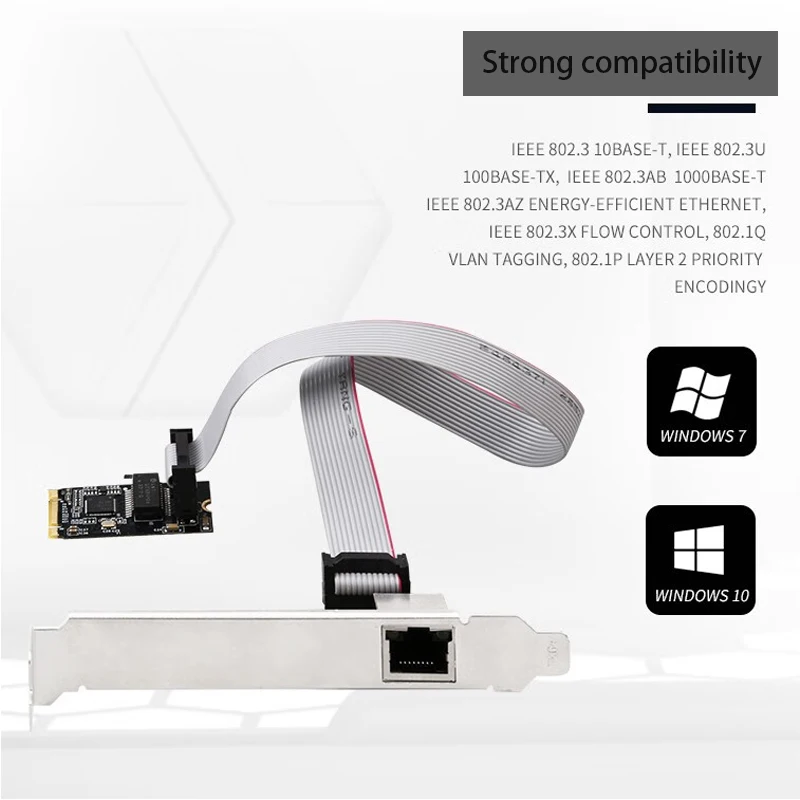 2500mbps jogo pcie cartão adaptador divisor ethernet rápido adaptador de rede de cartão lan RJ-45 adaptador lan 2.5g m. 2 cartão de rede gigabit