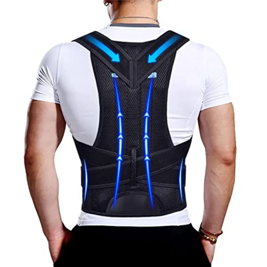 Upgraded Posture Corrector Back Brace for Men and Women, New Version Lumbar Support for Posture Improving and Pain Relief, Full