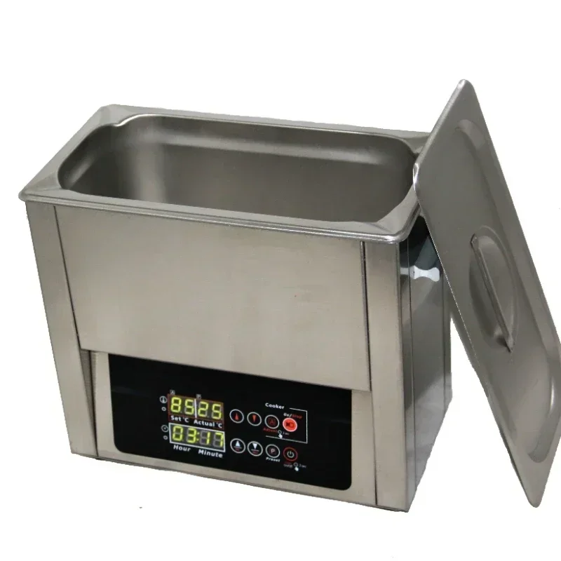 Whole tank even heated temperature precise controlled stainless steel water bath for cafe lounge pub and bar 6L Sous Vide cooker