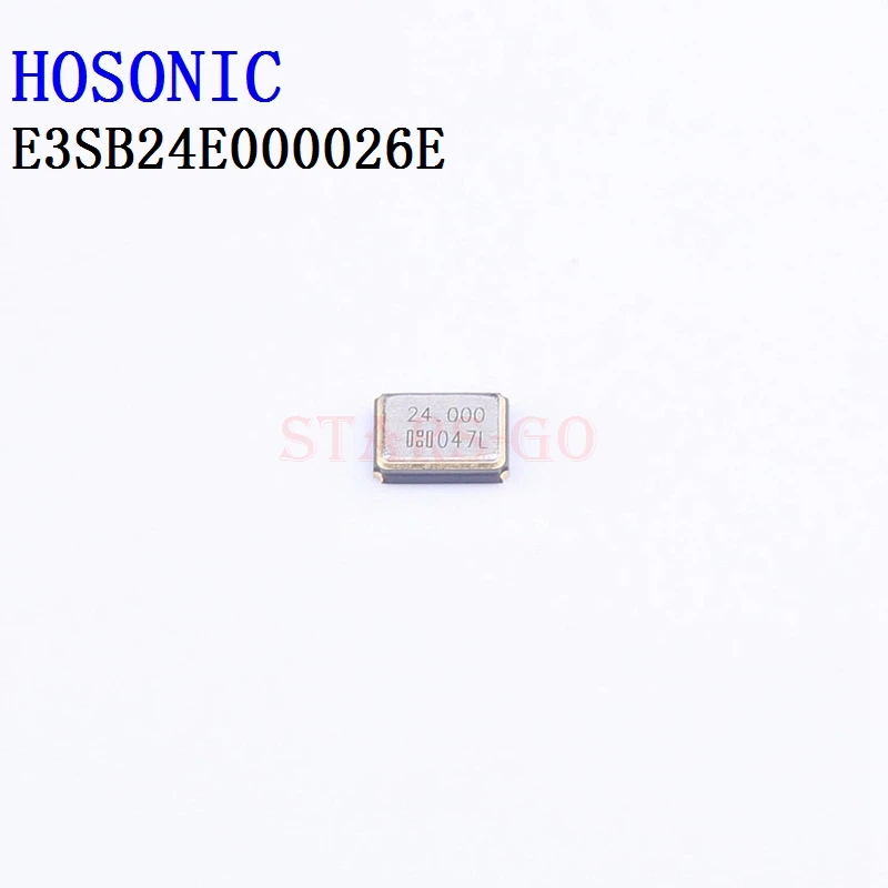 

10PCS/100PCS 24MHz 3225 4P SMD 12pF ±10ppm -30~+85℃ E3SB24E000026E Crystals