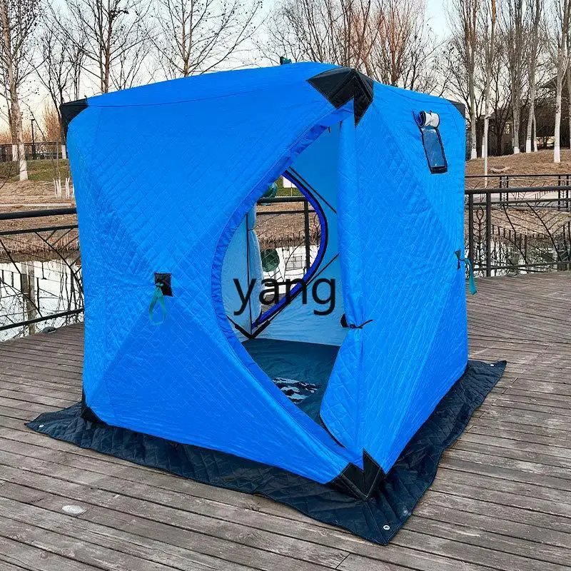LTT， winter fishing cold insulation cotton tent outdoor camping fishing equipment wind-resistant big blue igloo