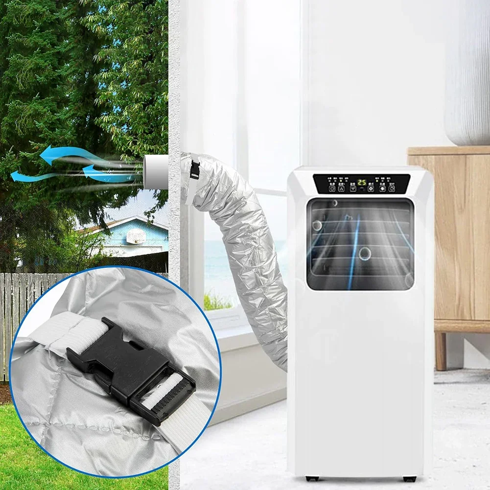 1 шт., защитная крышка для шланга кондиционера с 2 лентами для крепления, ткань Оксфорд, изолированная крышка для шланга переменного тока, детали инструментов