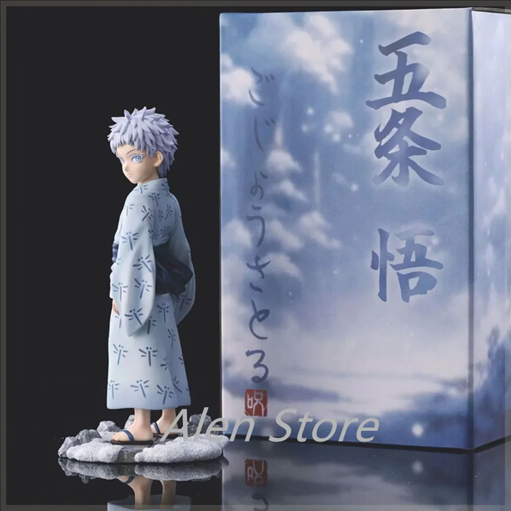 

Anime Jujutsu Kaisen Figures Satoru Gojo Figure Childhood 5t5 Action Figurine Q Version Collectible Models Statue Ornament Gifts