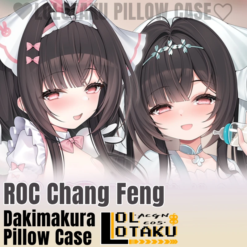 

ROC Chang Feng Dakimakura Azur Lane Sexy Hugging Full Body Pillow Case Cushion Cover Otaku Gift Pillowcase Home Bedding Decor