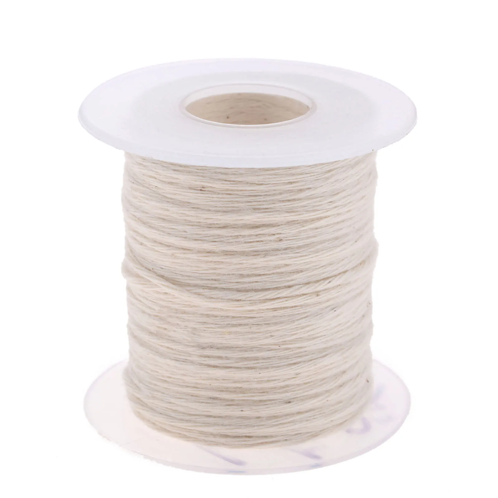 1 Roll Candle Wick Spool Core Unwaxed White Nature Cotton Wicks 61m/200ft*1mm Candles Making DIY Craft Handmade Candles Supplies