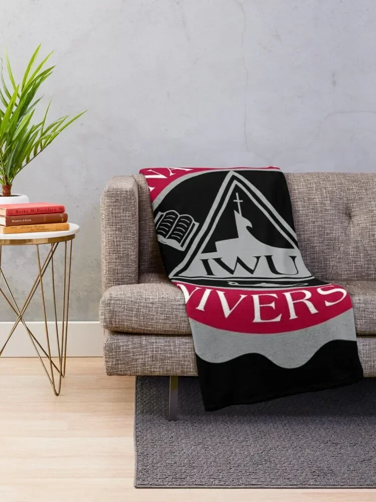 Indiana Wesleyan College Throw Blanket Decorative Sofas Hairy Blankets