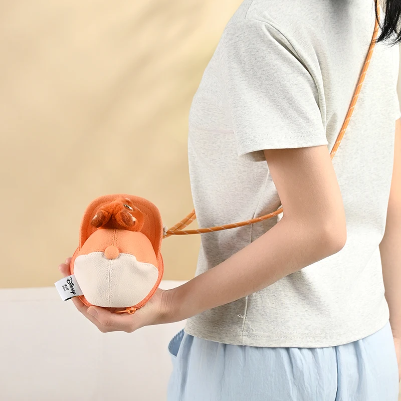 Soft Plush Judy Nick Multi-Function Crossbody Bag Coin Purse Earphone Case Key Holder Adjustable Strap Girl Birthday Christmas