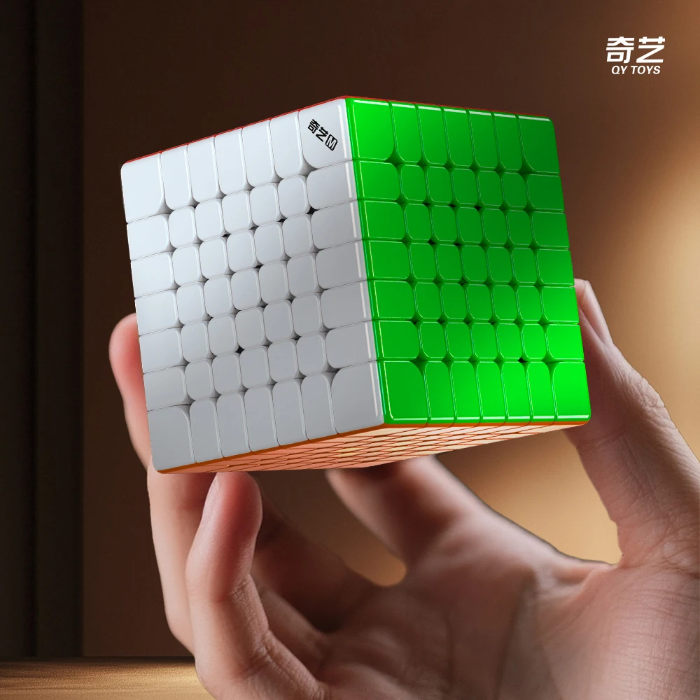 [JudyCube] Qiyi Warrior 7x7 Cubo magico magnetico Senza adesivo Giocattoli professionali Fidget Qiyi 7x7 Warrior Cubo Magico Puzzle