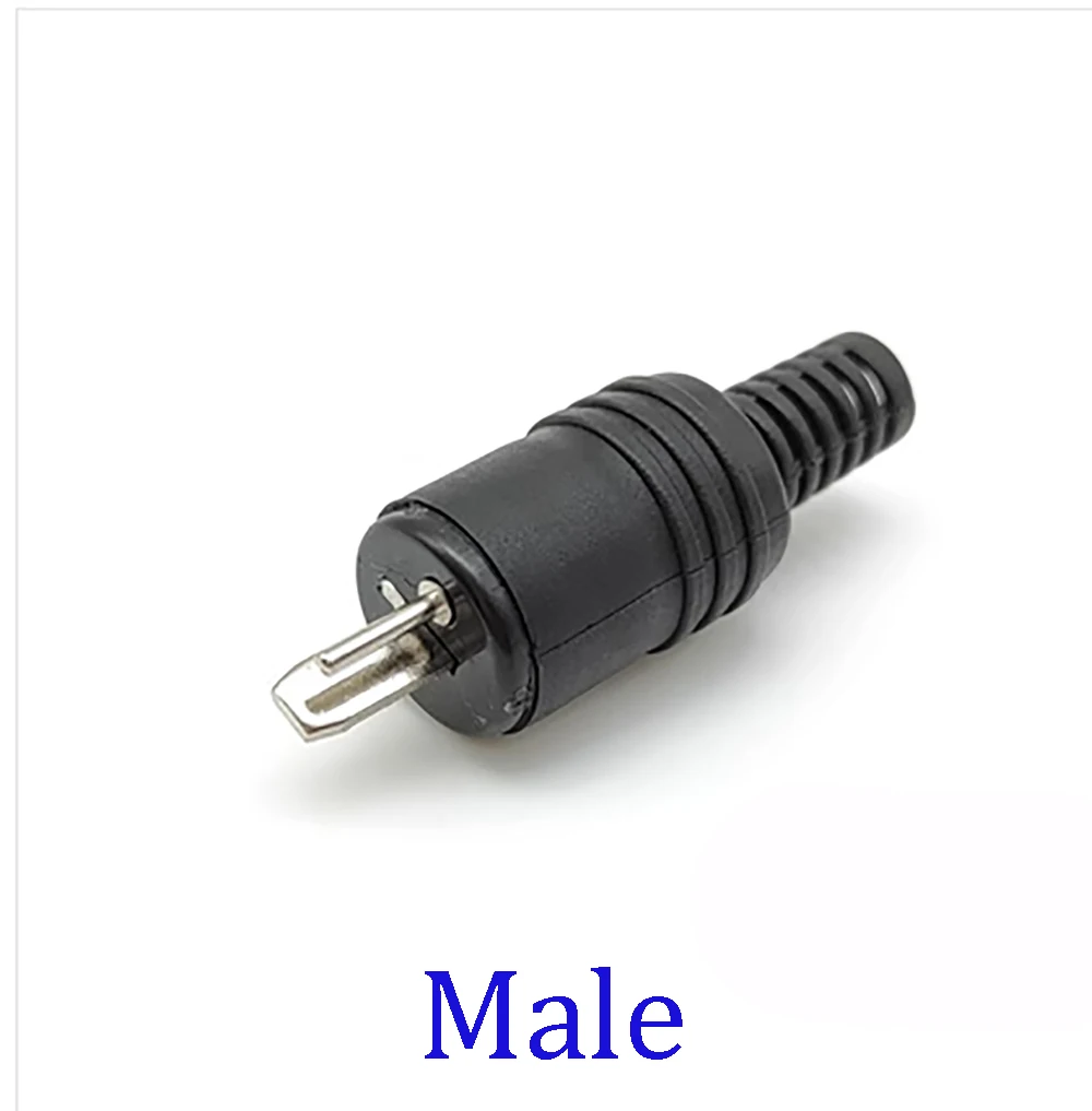 1piece 2-pin DIN speaker cable plug male and female power signal audio adapter mini accessory DIN plug screw terminal connector