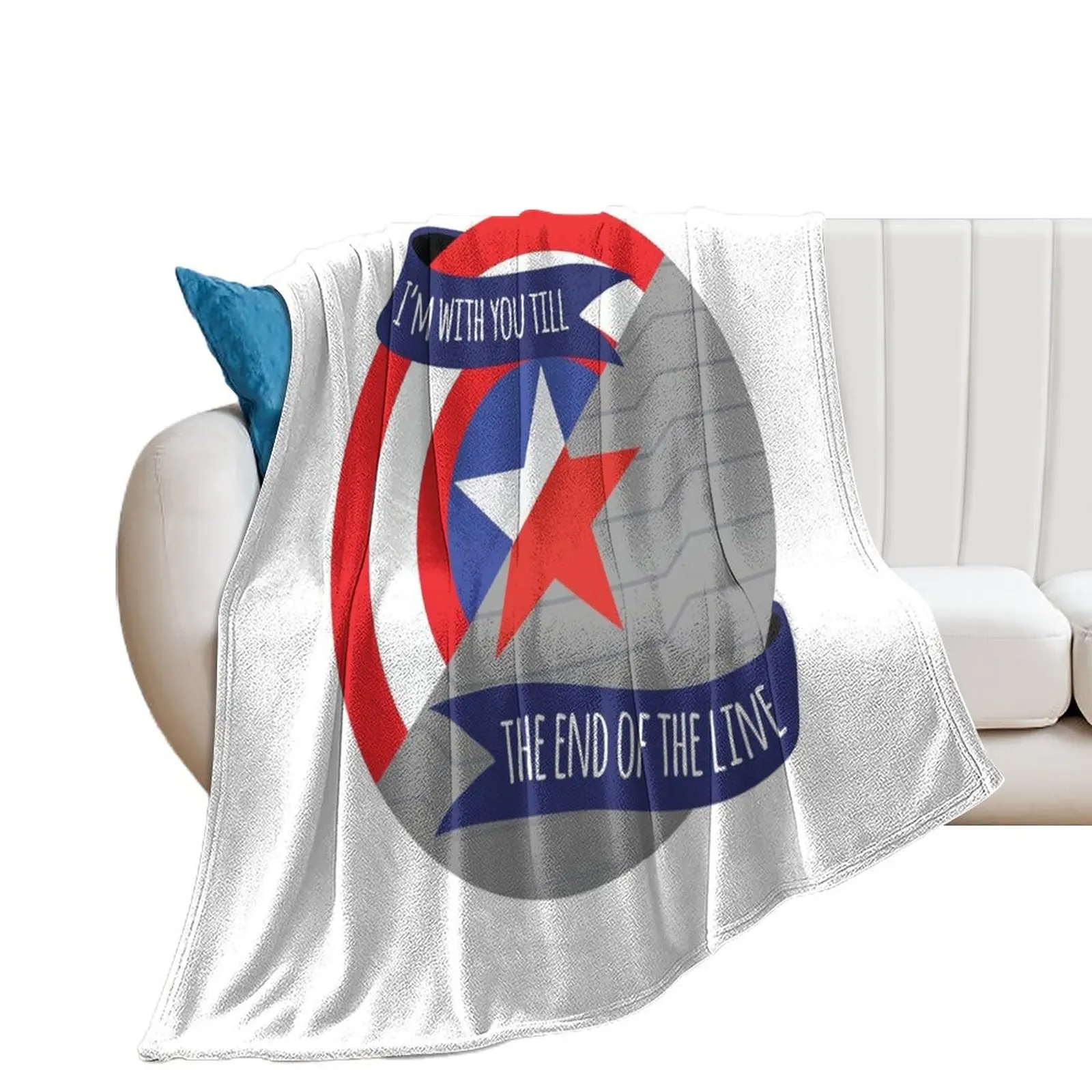 

I'm With You Till the End Of The Line - Stevebucky Throw Blanket decorative Luxury Throw Bed Fashionable Blankets