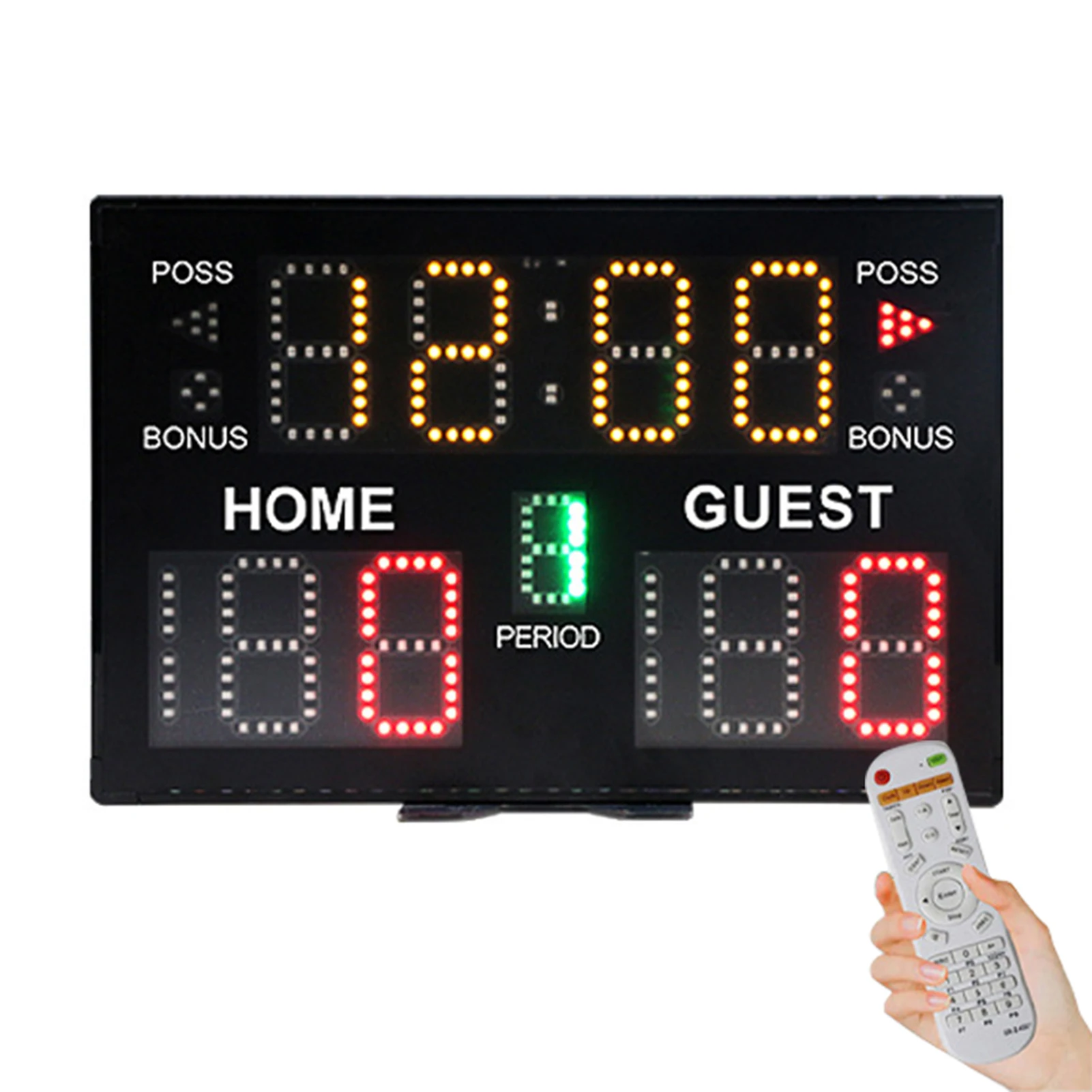 

Indoor Digital LED Scoreboard Tabletop Score Board for Basketball Volleyball Tennis Boxing Match Game Scoreboard
