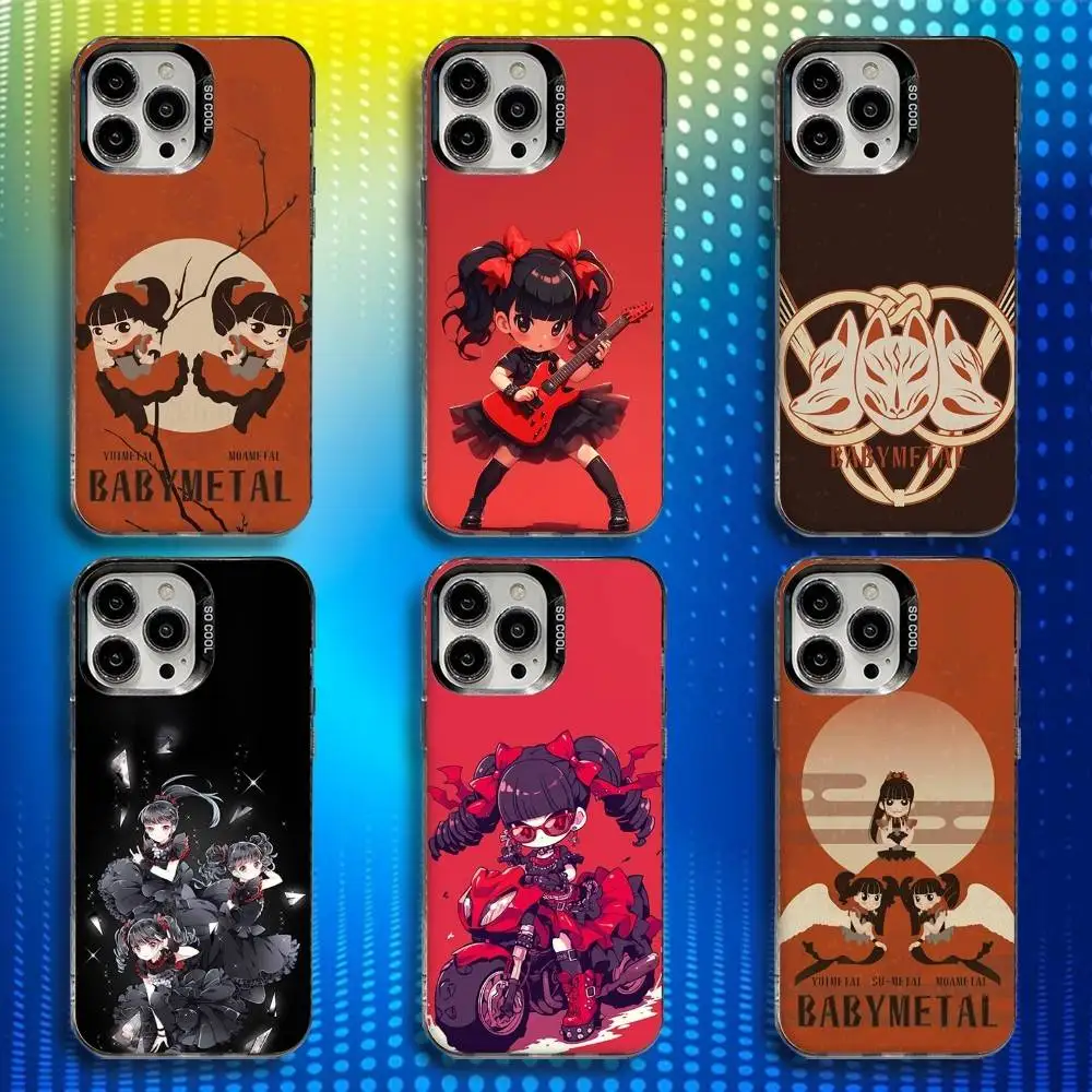 

B-Babymetal Girl Idol Phone Case For iPhone 17,16,15,14,13,12,X,8,Pro,Max,Plus,E,SE4,Air,Mini IMD Matte Black