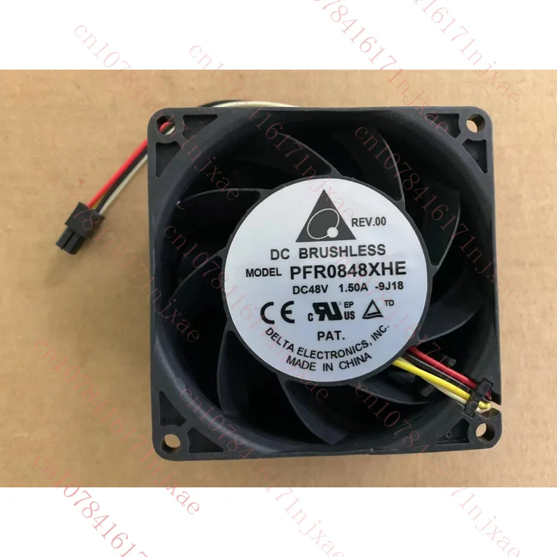 

for Delta 8038 PFR0848XHE -9J18 DC48V 1.50A 4-wire high air volume cooling fan