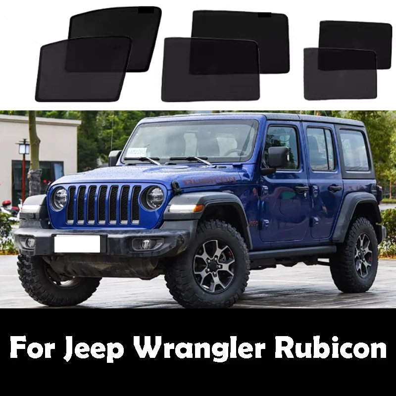 

Car Window SunShade Shield Front Windshield Rear Window For Jeep Wrangler Rubicon 2014-2018