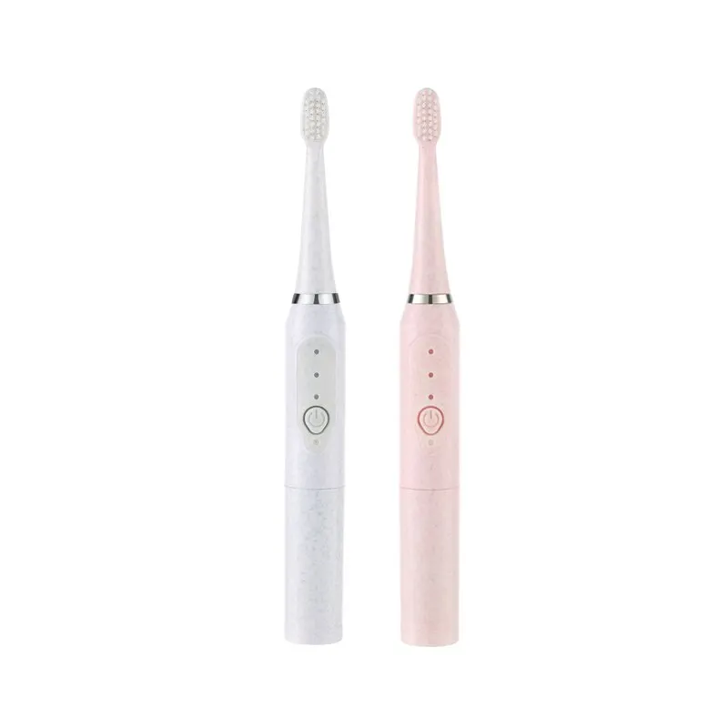 Cross-Border Jianpai Sonic Electric Toothbrush for Men and Women Adult Non-Rechargeable Soft Fur Full-Automatic Waterproof Coupl