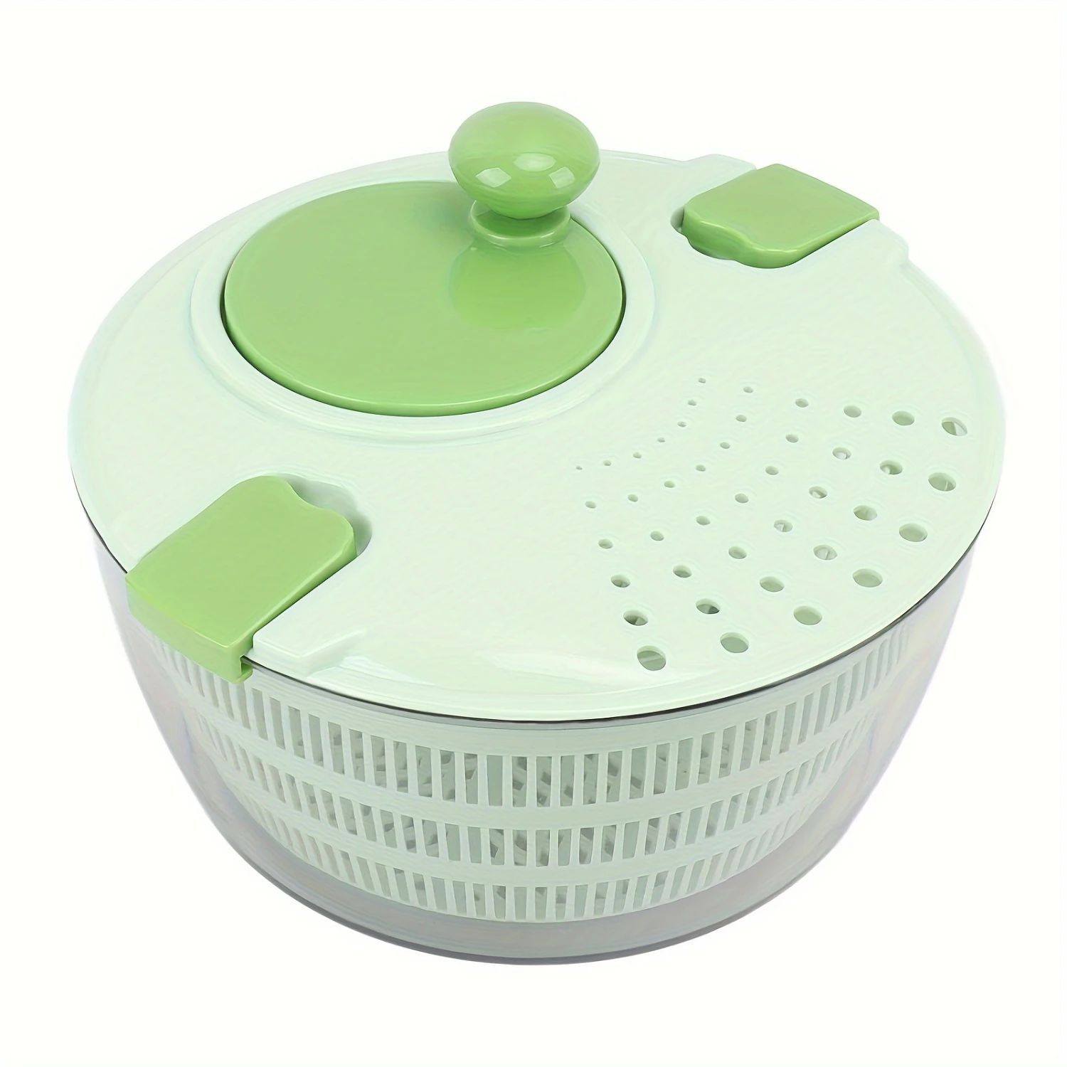 1pc, Vegetables Dryer, Salad Spinner, Fruits Basket, Vegetables Washer Dryer, Fruit Drainer, Lettuce Spinner, Drain Basket, Cola