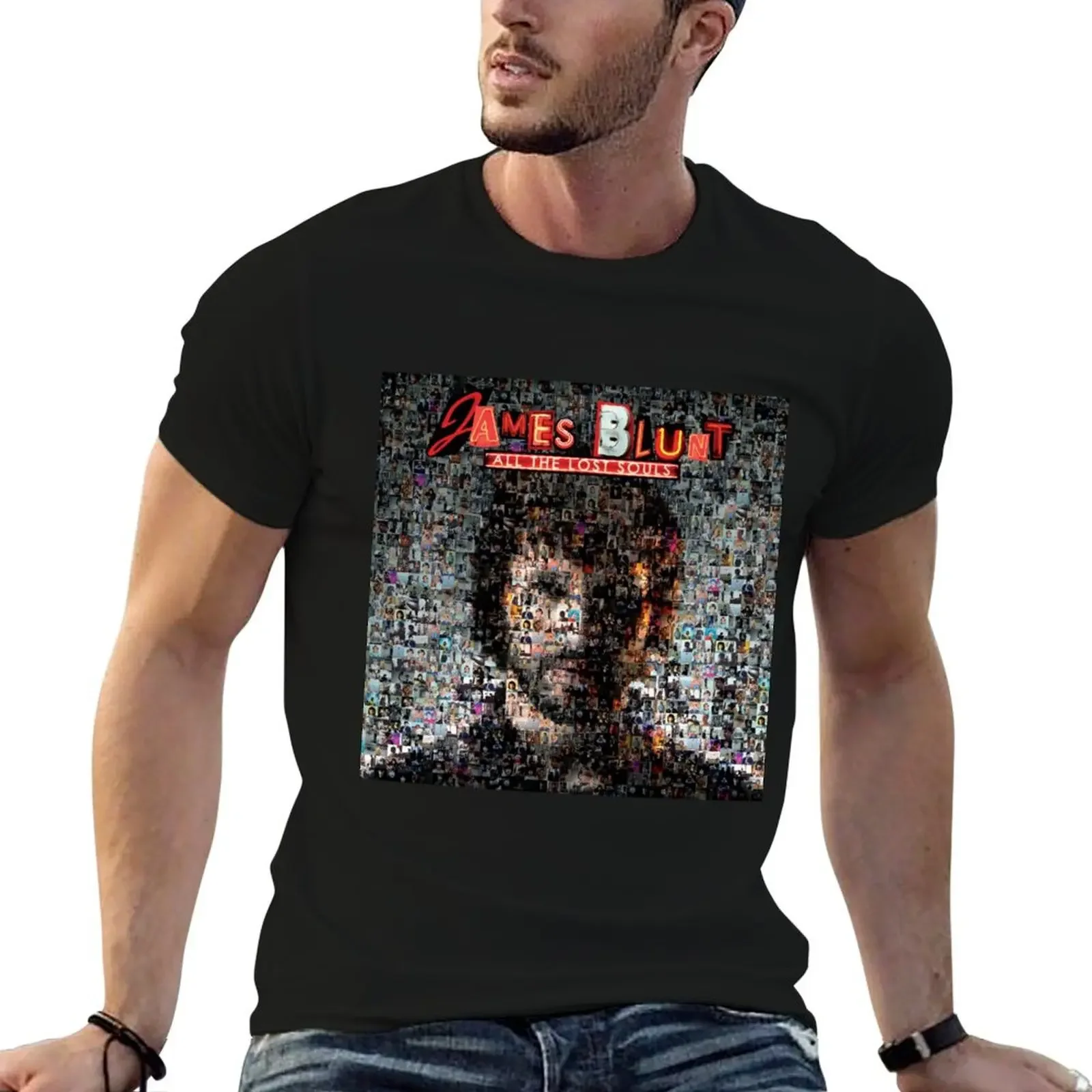 James Blunt all the lost souls Relaxed Fit T-Shirt for a boy anime figures boys whites cheap stuff mens clothes