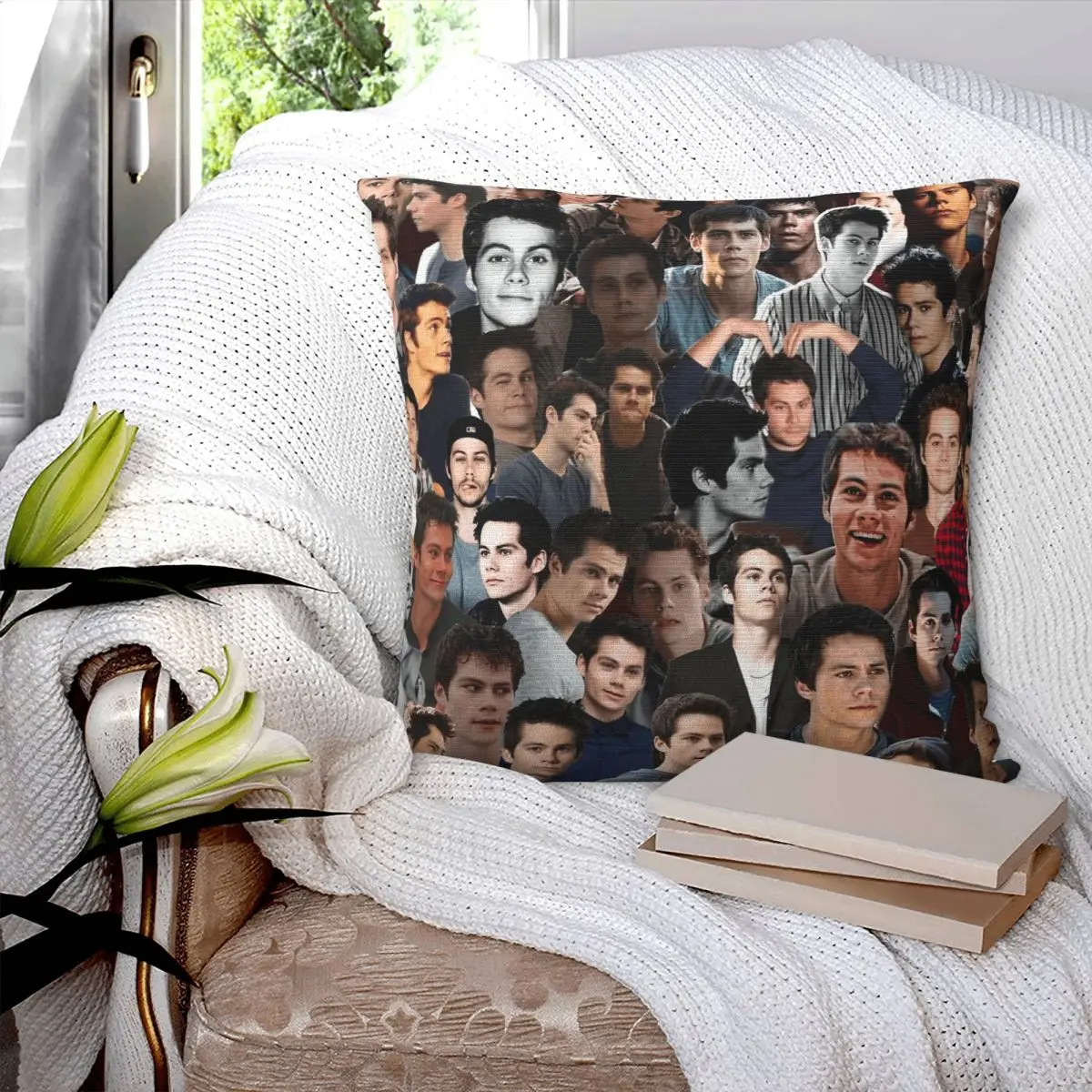 Dylan O'Brien Pillowcase Soft Polyester Cushion Cover Gift Pillow Case Cover Home Zippered 18
