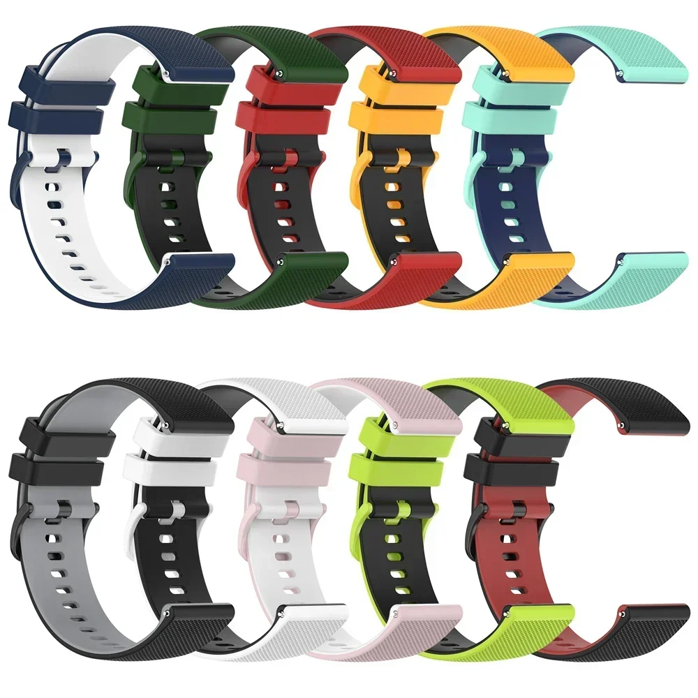 لينة سيليكون Smartwatch حزام ل Realme ساعة S برو الفرقة ، الرياضة سوار ، استبدال الملحقات ، سيليكون حزام ، 20 مللي متر ، 22 مللي متر