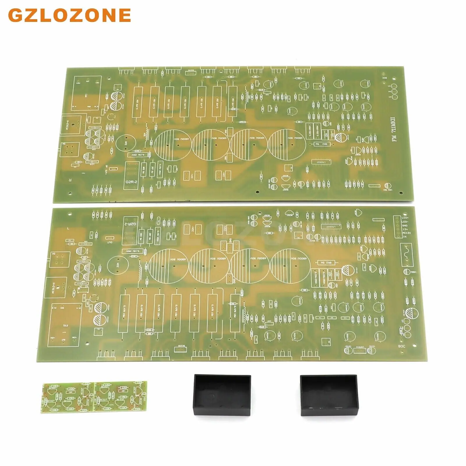 One Pair FM711 MKII Clone Power Amplifier Bare PCB With Module PCB (B6-45)