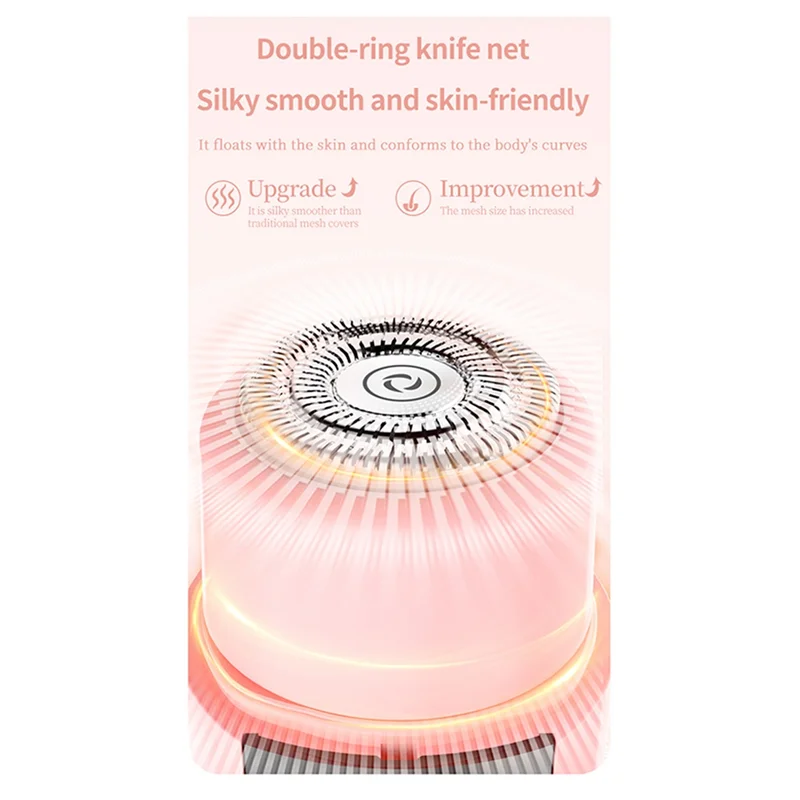 ماكينة حلاقة برأس مزدوج TCF للنساء ماكينة حلاقة بيكيني رطبة وجافة ماكينة حلاقة كهربائية غير مؤلمة لسلسة ماكينة تشذيب النساء