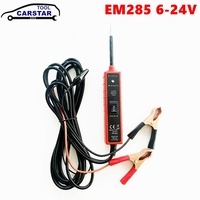 Aermotor Car Electrical System Tester EM285 6-24V DC Automotive Electric Circuit Tester Multi-functions Drive Test Pen