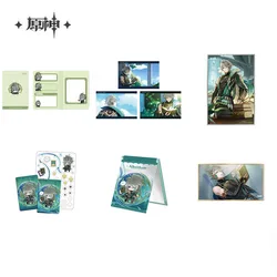 Sunsyea Official Genshin Impact Merch From miHoYo Alhaitham Notebook Collection Cards Mirror Colored Board