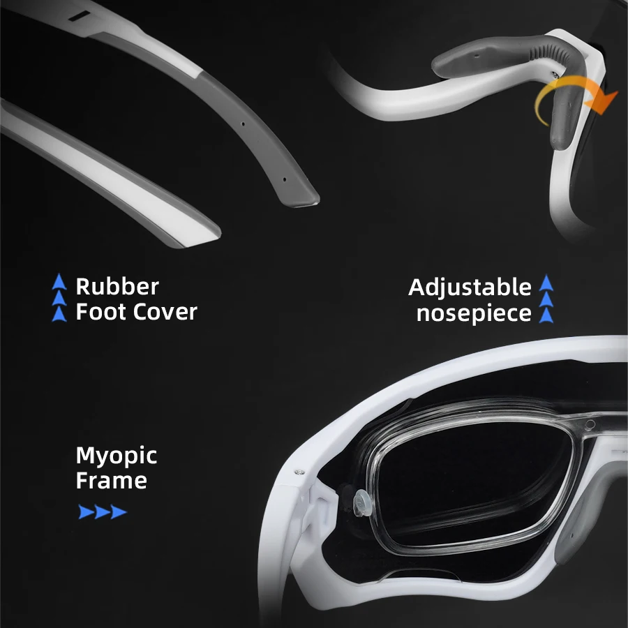 Speed Monster Anti-fog Color-changing Cycling Glasses Cycling Windshield Glasses Outdoor Road Glasses Mountain Goggles