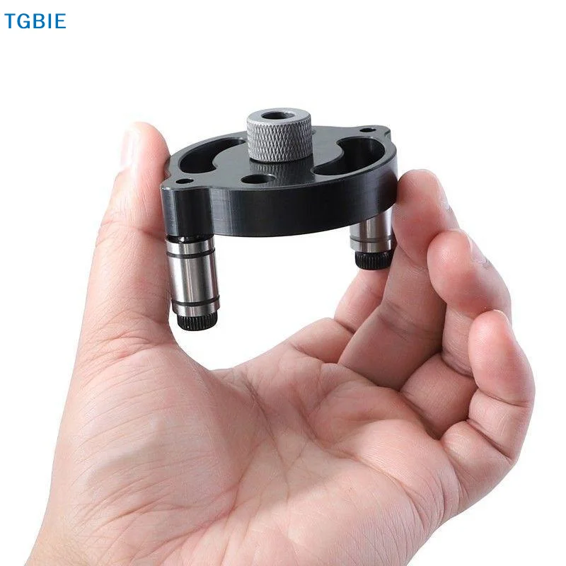 

[TL]【TL】Self Centering Doweling Jig, Dowel Drill Guide Drill Guide For Straight Holes Wood Panel Hole Puncher Locator