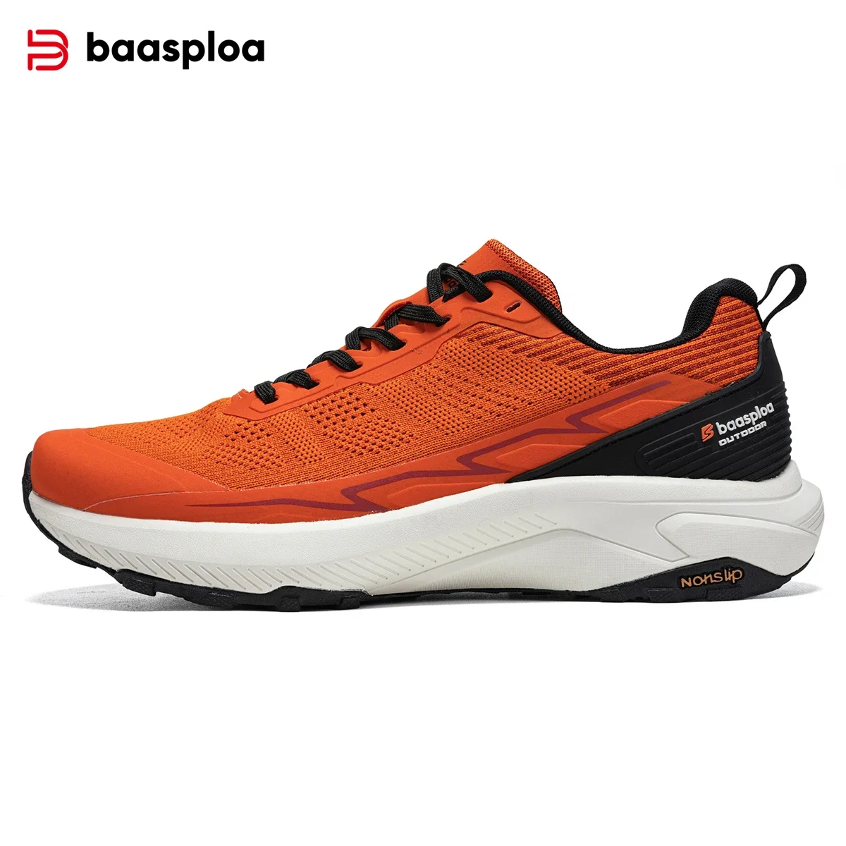 Baasploa Men Shoes Breathable Anti-Slip wear-resistant Men Outdoor Shoes Casual Fashion Men's Brand Sports Walking Shoes - Image 4