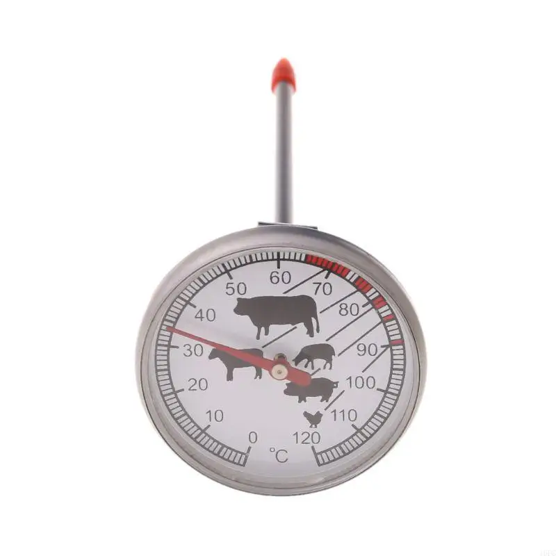 

16FC Stainless Steel Instant Read Probe Thermometer BBQ Cooking Gauge