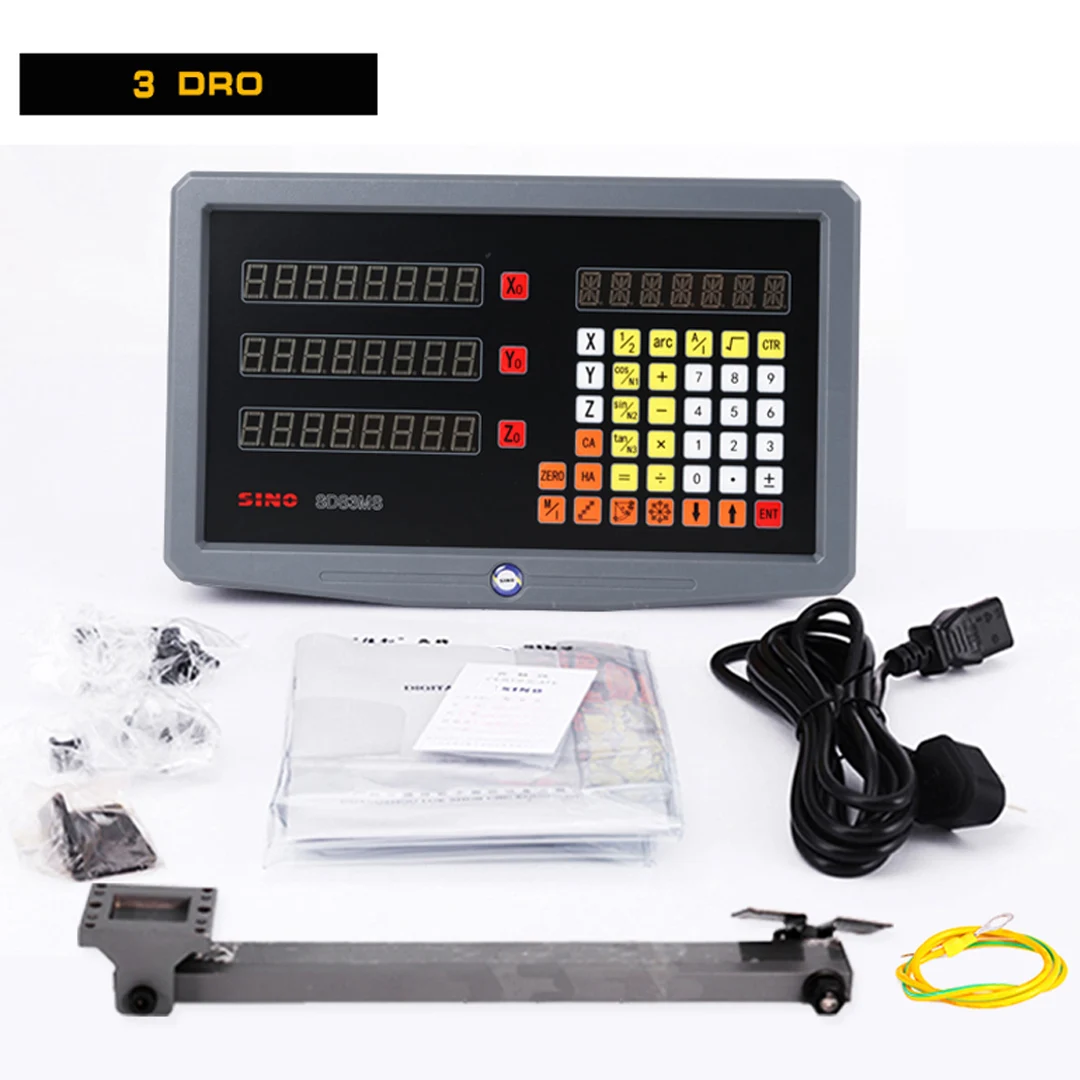 Cnc Milling Machine Lathe Grinder 2 Axis Lathe Viewer Linear Scale Grating Ruler Digital Display Dro Linear Scale Dro 3 Axis